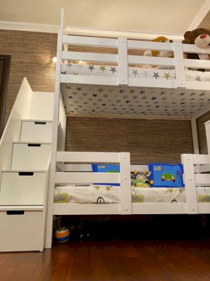 Купить двухъярусные кровати домики | пластиковыеокнавтольятти.рф - интернет-магазин детской мебели